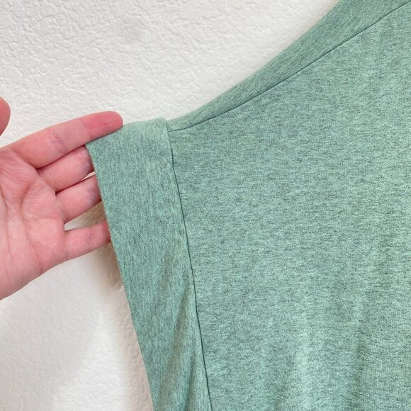 Bryn Walker Stretchy Oversized Short Sleeve Longline Open Cardigan XS Green - Picture 3 of 8